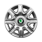 Set 4 capace roti potrivite jantelor de 15 inch compatibile gama SKODA model - 332