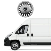 Set 4 capace roti potrivite jantelor de 16 inch bombate compatibile Mercedes SPRINTER, model 410