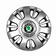 Set 4 capace roti potrivite jantelor de 16 inch compatibile gama SKODA model - 407