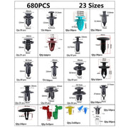 Set 723 clipsuri si scule demontat, pentru interior auto, radio, fete de usa, panou de bord, plastic, universal