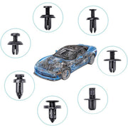 Set 723 clipsuri si scule demontat, pentru interior auto, radio, fete de usa, panou de bord, plastic, universal