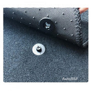 Set 8 buc cleme fixare pentru covorase in podea,Universale negre