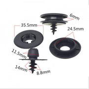 Set 8 buc cleme fixare pentru covorase in podea,Universale negre