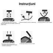 Set vulcanizare auto pentru reparatie pana anvelope, 6 piese