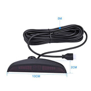Sistem senzori parcare, cu 4 senzori, afisaj LED si acustic, 12V ,negru