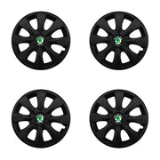 Set 4 capace roti potrivite jantelor de 15 inch compatibile SKODA, Model - 316 Black Edition