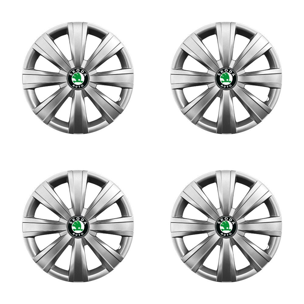 Set 4 capace roti potrivite jantelor de 15 inch compatibile SKODA Fabia ,Octavia I,II,III ,Roomster, Felicia ,Rapid ,Superb, Yeti Model-328