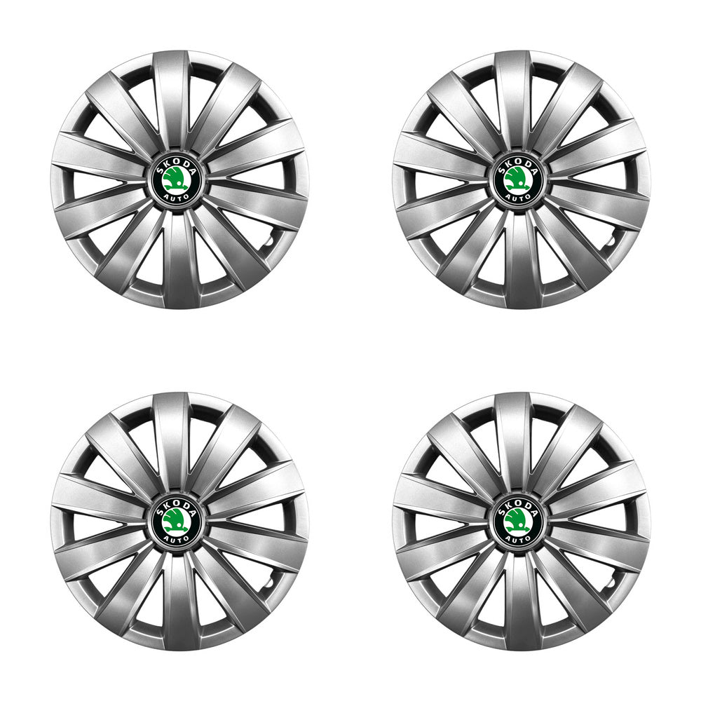 Set 4 capace roti potrivite jantelor de 16 inch compatibile gama SKODA model - 421