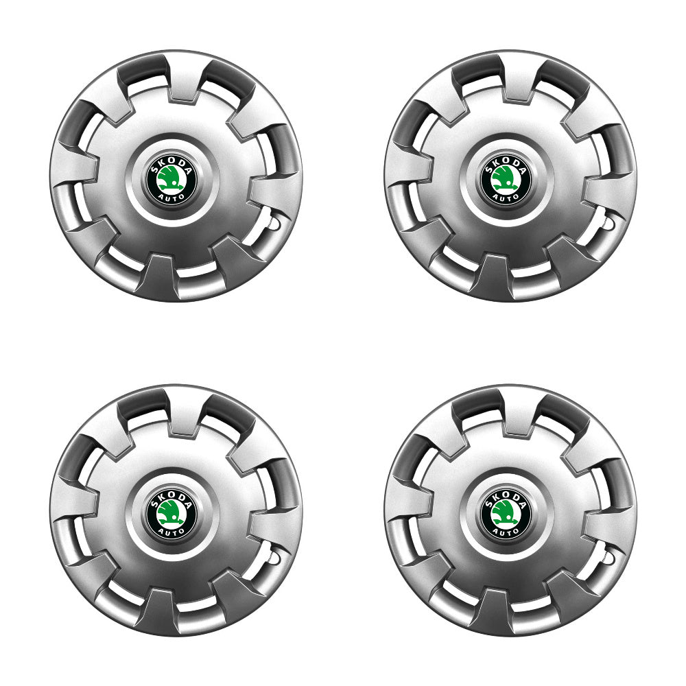 Set 4 capace roti potrivite jantelor de 14 inch compatibile SKODA Fabia ,Octavia I,II,III ,Roomster, Felicia ,Rapid ,Superb, Yeti Model-206
