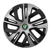 Set 4 capace 16 inch // Grafit Raven II, compatibil cu gama auto SKODA ,bi-color