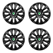 Set 4 capace roti potrivite jantelor de 16 inch compatibile SKODA, Model 429 Black