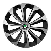 Set 4 capace 15 inch // Grafit FAME II, compatibil cu gama auto SKODA,bi-color