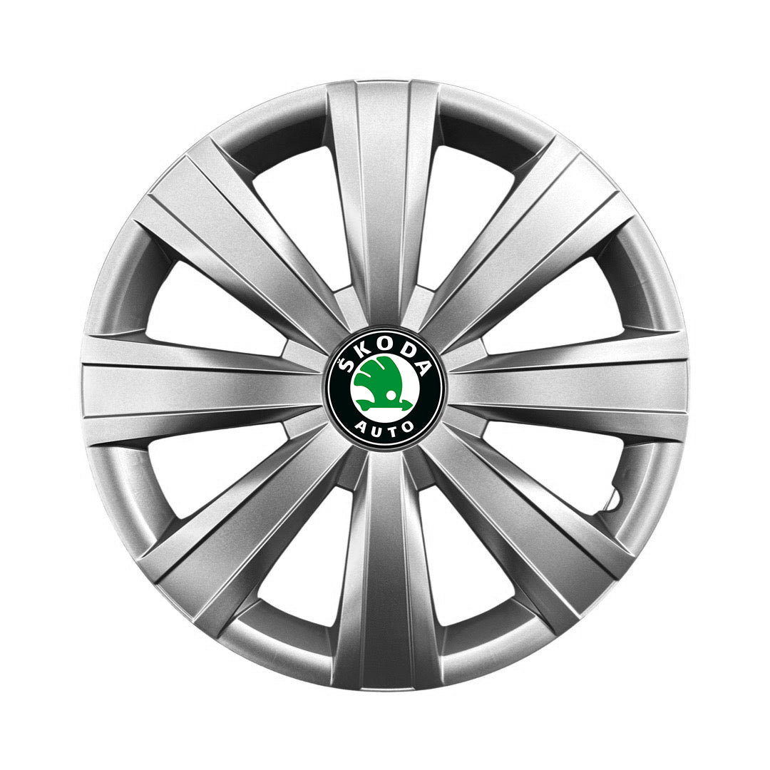 Set 4 capace roti potrivite jantelor de 15 inch compatibile SKODA Fabia ,Octavia I,II,III ,Roomster, Felicia ,Rapid ,Superb, Yeti Model-328