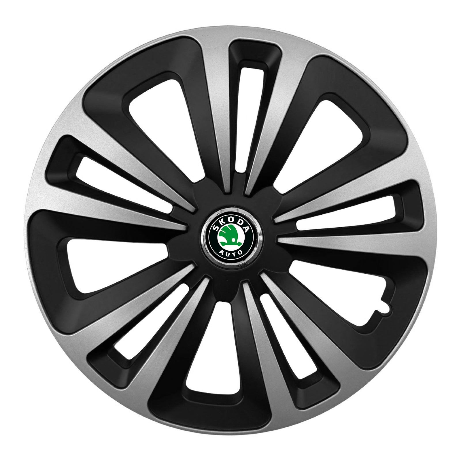 Set 4 capace 15 inch // Grafit TERRA II, compatibil cu gama auto SKODA,bi-color