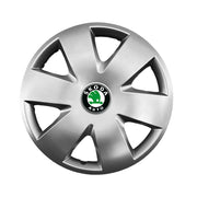 Set 4 capace roti potrivite jantelor de 15 inch compatibile Skoda, Model - 308