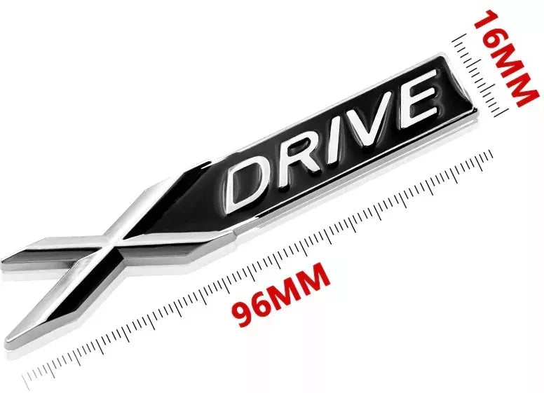 Emblema 3D auto scris XDRIVE BMW 3 4 5 6 7 Series X1 X3 X5 E70 X6 E71 E39 E46 E60 E87