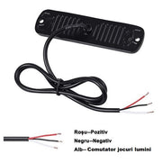 Stroboscop LED 6 LED, 12–24V, lumină galbenă, IP67, pentru platforma, ATV, Tractor, Jeep, Off Road