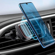 Suport auto MAGNETIC cu prindere in grila ventilatiei ,elegant ,Calitate PREMIUM pentru telefon,tableta