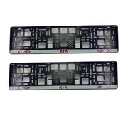 Suport numar inmatriculare personalizat KIA (set 2 buc)