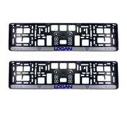 Suport numar inmatriculare personalizat LOGAN (set 2 buc)