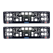 Suport numar inmatriculare personalizat MAZDA (set 2 buc)