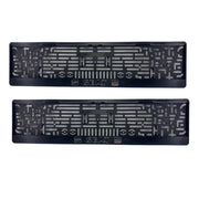 Suport numar inmatriculare personalizat SEAT (set 2 buc)