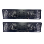 Suport numar inmatriculare personalizat SUZUKI (set 2 buc)