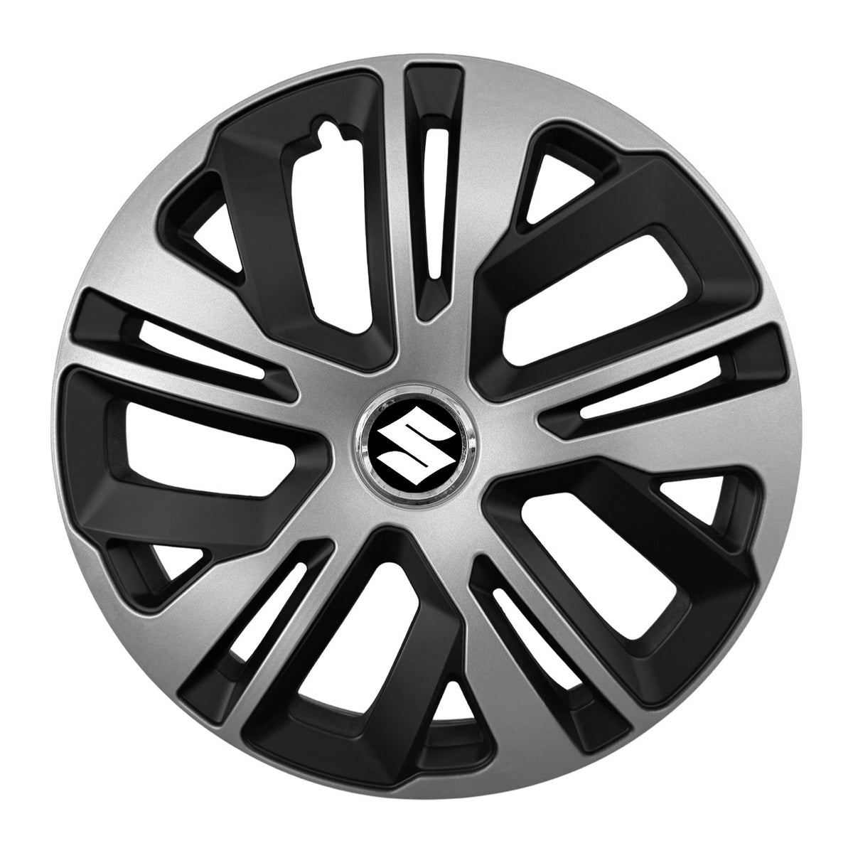 Set 4 capace 16 inch // Grafit Raven II, compatibil cu gama auto SUZUKI,bi-color