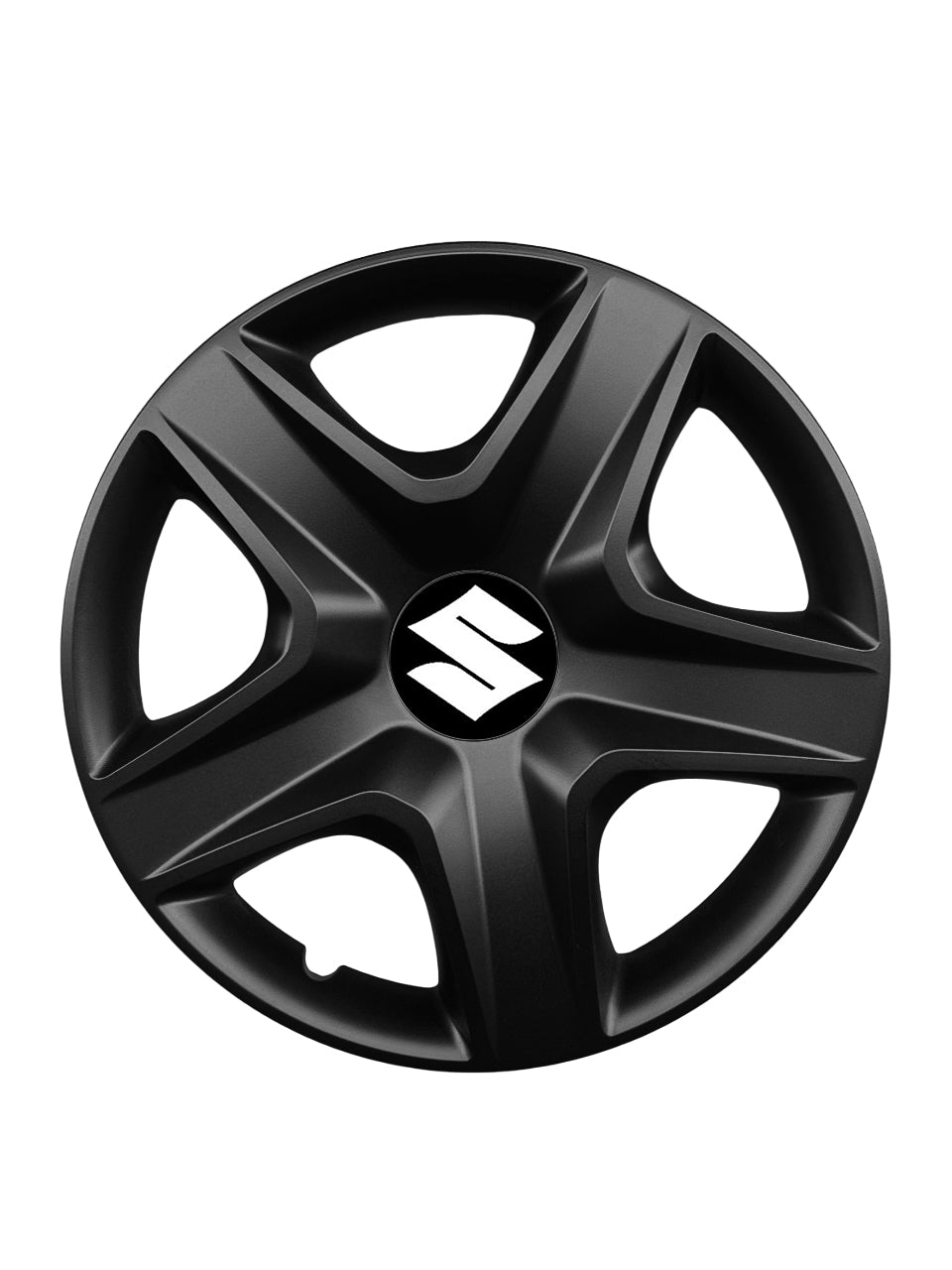 Set 4 capace roti potrivite jantelor de 15 inch compatibile SUZUKI, Model 340 Black