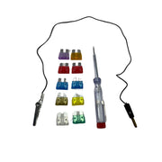 Tester de TENSIUNE/CURENT tip Surubelnita ,SET complet cu sigurante