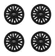 Set 4 capace roti potrivite jantelor de 16 inch compatibile TOYOTA, Model  412 Black