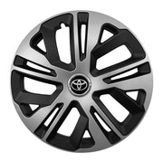 Set 4 capace 16 inch // Grafit Raven II, compatibil cu gama auto TOYOTA ,bi-color