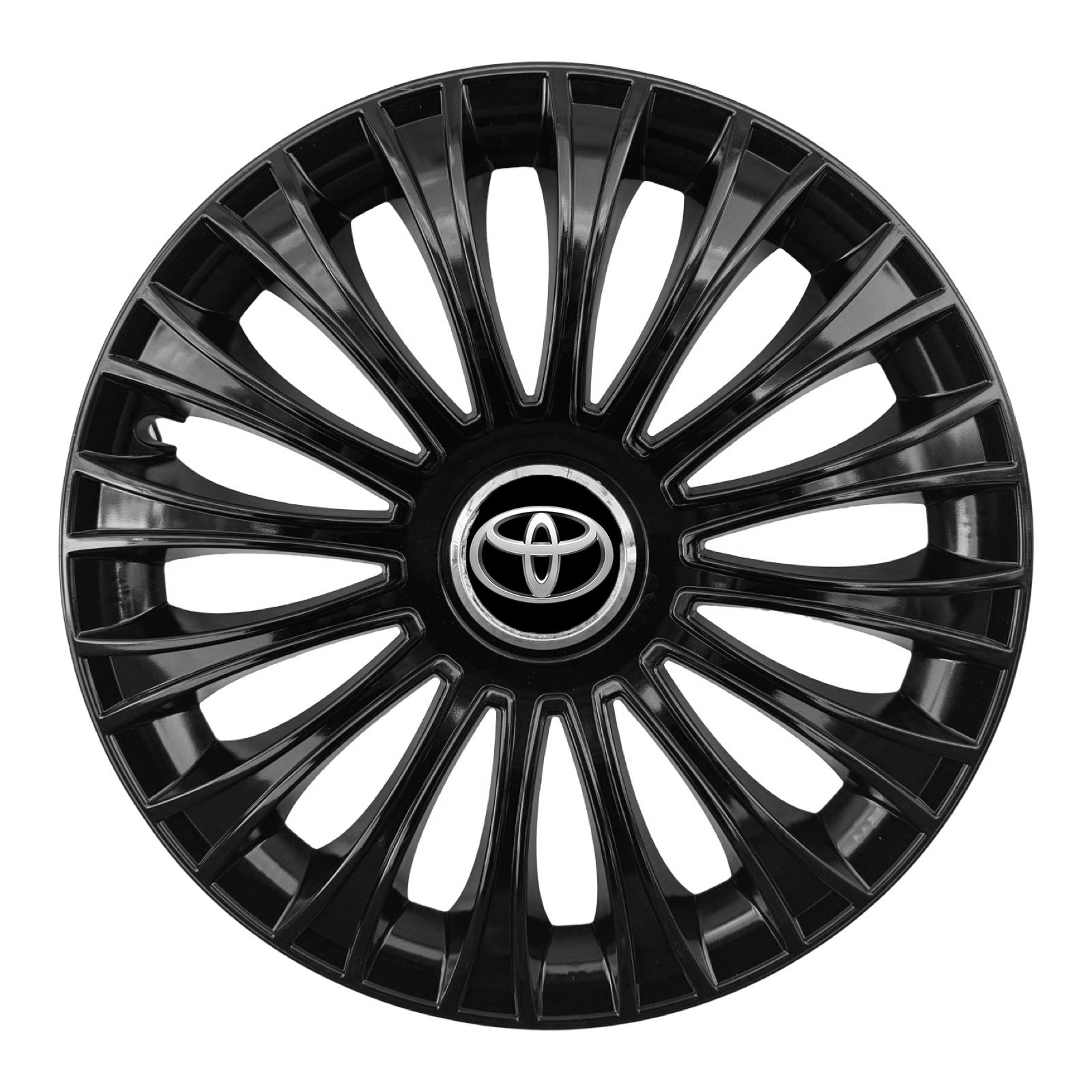 Set 4 capace 15 inch // DINO, compatibil cu gama auto TOYOTA,negru
