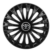 Set 4 capace 15 inch // DINO, compatibil cu gama auto TOYOTA,negru
