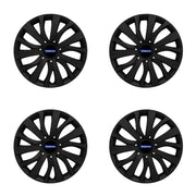 Set 4 capace roti potrivite jantelor de 15 inch compatibile VOLVO, Model - 345 Black Edition