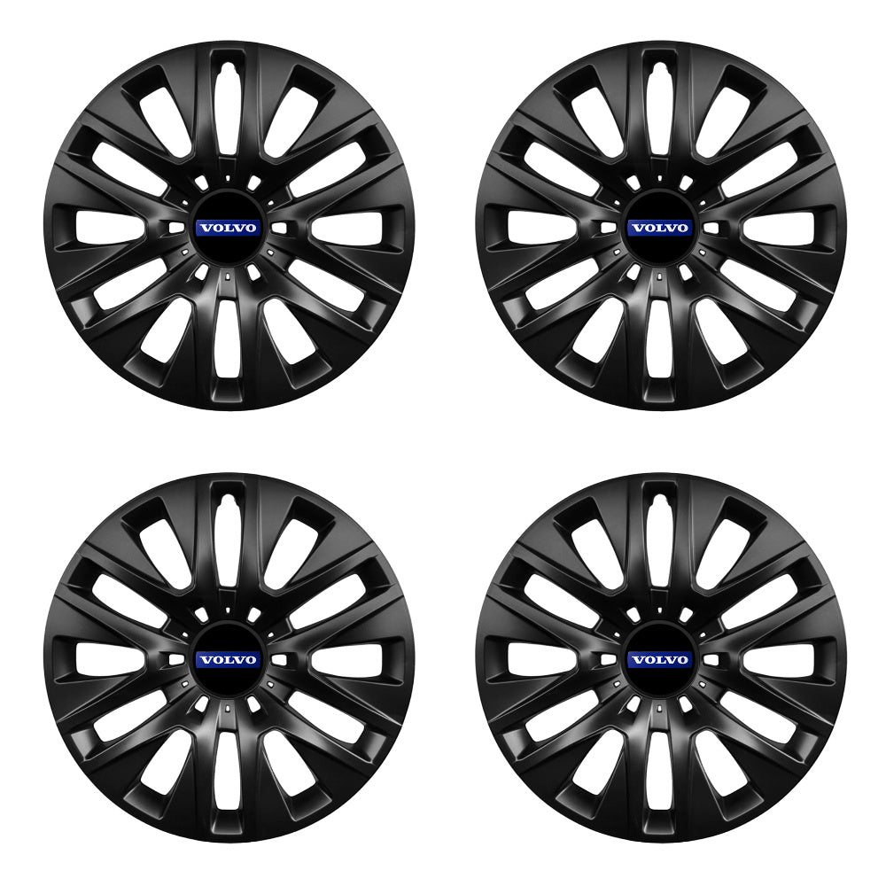 Set 4 capace roti potrivite jantelor de 16 inch compatibile VOLVO, Model 429 Black