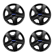 Set 4 capace roti potrivite jantelor de 15 inch compatibile VOLVO, Model 340 Black