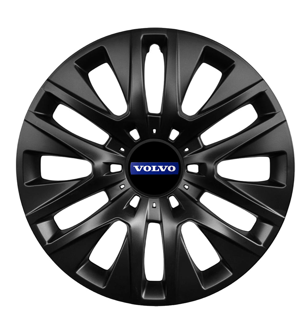 Set 4 capace roti potrivite jantelor de 16 inch compatibile VOLVO, Model 429 Black