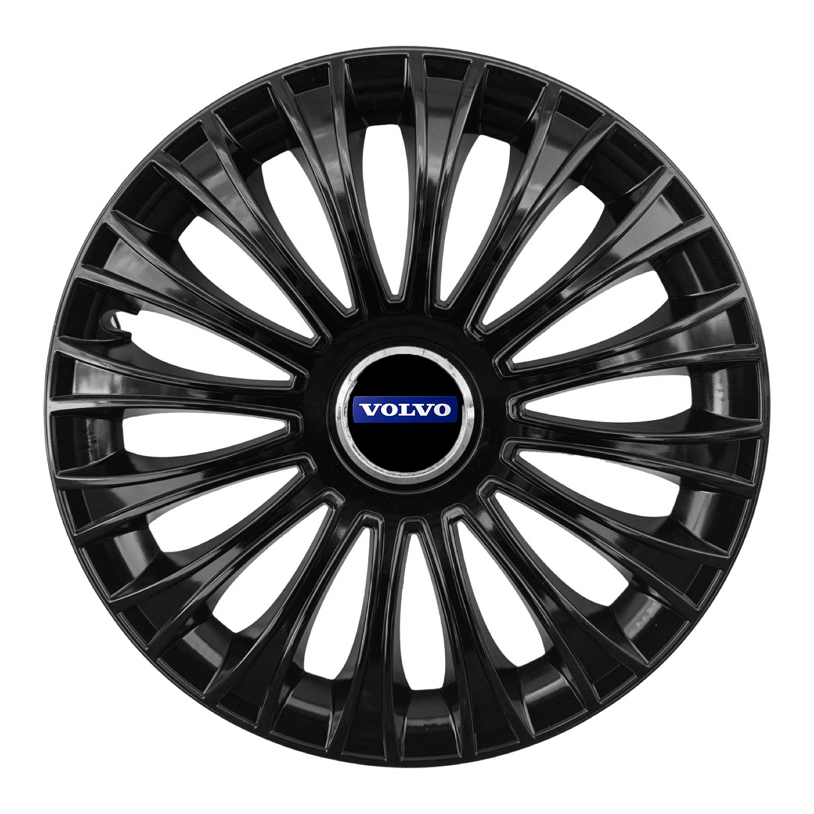 Set 4 capace 16 inch // DINO, compatibil cu gama auto VOLVO,negru