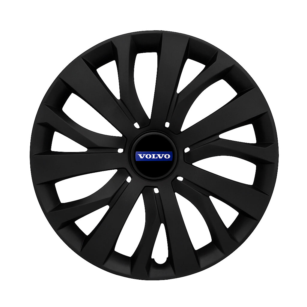 Set 4 capace roti potrivite jantelor de 16 inch compatibile VOLVO, Model - 432 Black Edition