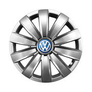 Set 4 capace roti potrivite jantelor de 16 inch compatibile  VW Volkswagen, Model - 421, Sigla Albastra