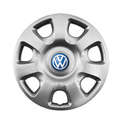 Set 4 capace roti potrivite jantelor de 15 inch compatibile gama Volkswagen model - 336, Sigla Albastra