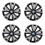 Set 4 capace 15 inch // Grafit TERRA II, compatibil cu gama auto Volkswagen,bi-color, Sigla Albastra