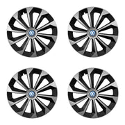 Set 4 capace 15 inch // Grafit FAME II, compatibil cu gama auto Volkswagen,bi-color, Sigla Albastra