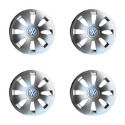 Set 4 capace roti potrivite jantelor de 16 inch compatibile gama VOLKSWAGEN model - 423, Sigla Albastra