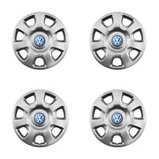 Set 4 capace roti potrivite jantelor de 15 inch compatibile gama Volkswagen model - 336, Sigla Albastra