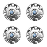 Set 4 capace roti potrivite jantelor de 15 inch compatibile VOLKSWAGEN, Model - 303, Sigla Albastra