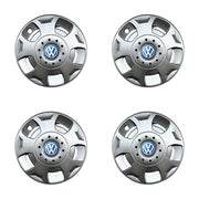 Set 4 capace roti potrivite jantelor de 15 inch compatibile gama Volkswagen model - 342, Sigla Albastra