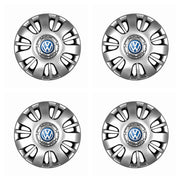 Set 4 capace roti potrivite jantelor de 16 inch compatibile gama VOLKSWAGEN model - 407, Sigla Albastra