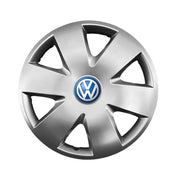 Set 4 capace roti potrivite jantelor de 15 inch compatibile  VW Volkswagen, Model - 308, Sigla Albastra